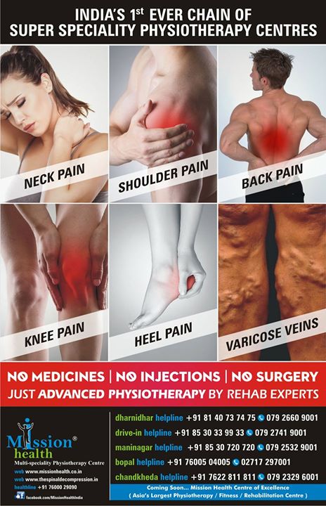 #MissionHealth
#SuperSpecialityPhysiotherapy
#SpecialisedFitnessFor9To90Years
#ShoulderClinic #KneeClinic #SpineClinic
#VeinClinic  #ComingSoonCentreOfExcellence
#AdvancedPhysioFitnessRehabCentreofAsia
#MovementIsLife