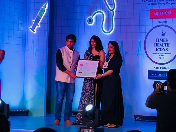 Before 2 days of Launch of our Dream Project, 
Receiving Times Health Icons of Gujarat Award in Physiotherapy & Rehab category means a lot...
Thank you all patrons for ur trust in us and making us what we are today.
We will start the new Era of Physio, Fitness & Rehab from 30th September 2018 @ Ahmedabad.