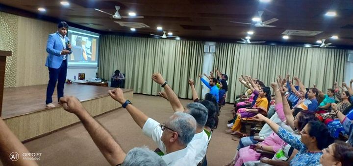 What a wonderful end of the week by Educating more than 150 people on Prevention of Neck Pain, Back Pain, Slipped Disc, Sciatica & other Life style related spine issues...Thank you Mrs. Jagruti Engineer, Mr. Sandeep Engineer & Astral Group for organising this event for citizens of Ahmedabad...