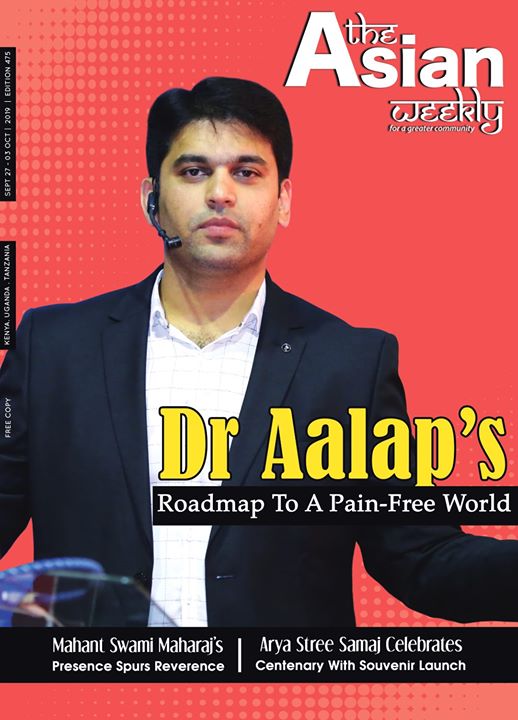 An honor so precious, an honor so humbling! It’s a matter of immense pride to be featured on the cover story of a leading magazine of Kenya, “The Asian Weekly” on a roadmap to a pain-free world! 

We deeply appreciate the recognition & the love extended by everyone at Kenya & the team of 