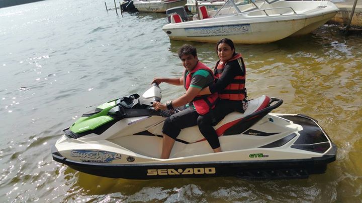 Time for Action with 1500cc Jet Ski # All time favourite # Race within water # Turns and Twists # Adrenaline Rush.