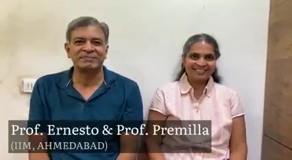 I am glad to hear words of encouragement from Prof. Premilla & Prof. Ernesto (IIM-A), highly recognizable name internationally in the field of Research in Management & thank both of them for showing trust on us since many years...