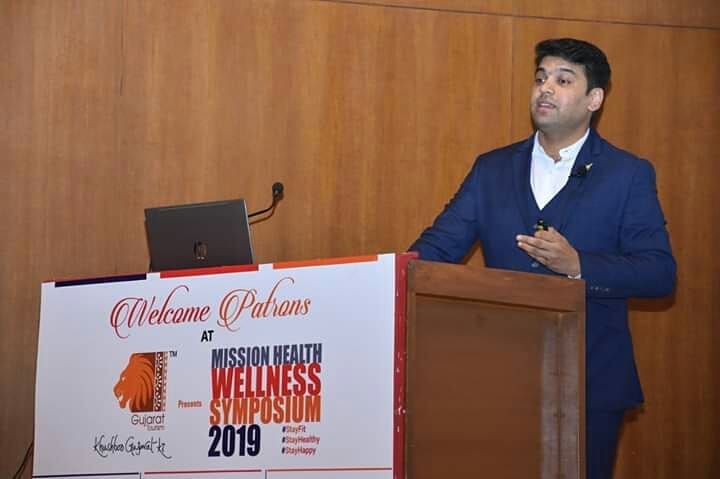 3rd Annual event in a row, a glimpse of Mission Health Wellness Symposium 2019 - a unique event on Health & Lifestyle Management where spearheads from various walks of life shared their wisdom and knowledge. Attended by more than 700 delegates, this event is surely going to bring change in the thoughts and lifestyles of many. 
Joining the dots for a healthy & happy life in this fast-moving digital era, Dr. Aalap Shah spoke about “Balance – The Ergonomics Workshop” for prevention of Neck Pain and Back Pain, Pujya Shri Gyanvatsal Swamiji shared his wisdom on “Life - Lets Celebrate Our Existence”, and Dr. Anish Chandarana shared his knowledge on “Healthy Heart”.
5,00,000+ people have been educated across the globe to date by Mission Health Team and the journey continues... #MissionHealthWellnessSymposium2019 #MissionHealth #MissionHealthIndia #MovementIsLife #AbilityClinic